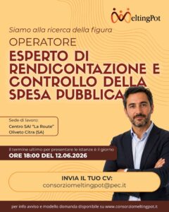Esperto di rendicontazione e controllo della spesa pubblica